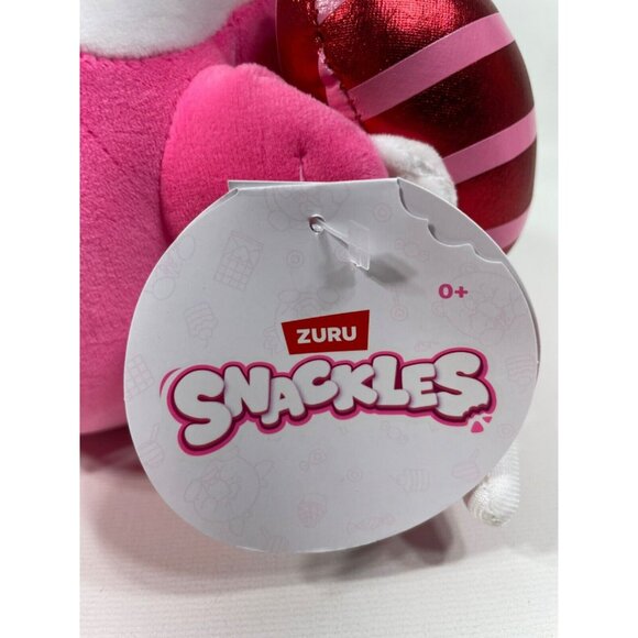 Snackles Luna The Sloth With Chocolate Heart ♥ 8" Plush Stuffed Animal - Picture 9 of 11